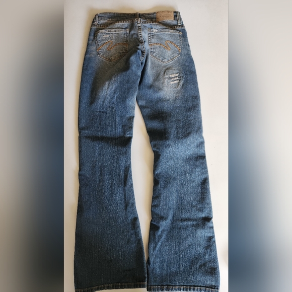 Premiere Distressed Flared Size 1 Jeans - Picture 2 of 14